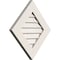 Ekena Millwork Diamond Gable Vent Non-Functional, PVC Gable Vent w/ 1" x 4" Flat Trim Frame, 22"W x 22"H GVPDI22X2201DUN - alternate 4